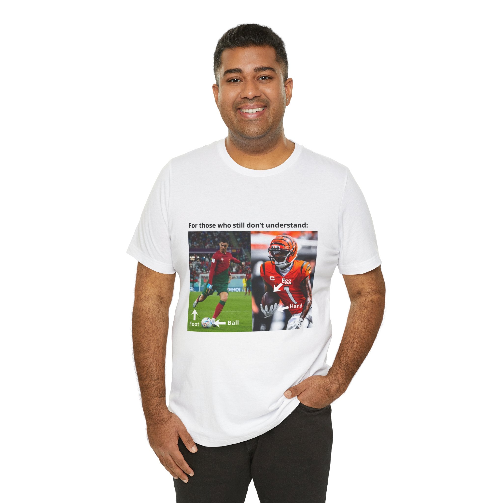 Soccer vs Football Meme Tee - "For Those Who Still Don't Understand"
