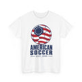 American Soccer T-Shirt — Patriotic USA Soccer Ball Tee (American Soccer EST. 2020)