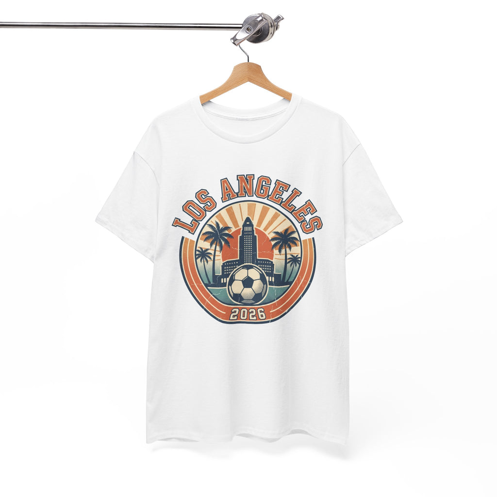 Los Angeles Soccer 2026 Tee: Vintage World Cup Host City Fan Shirt